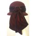 ERIC JAVITS  Burgundy  100% Wool  Derby Hat with Velour Bow (Medium)  eb-83783896